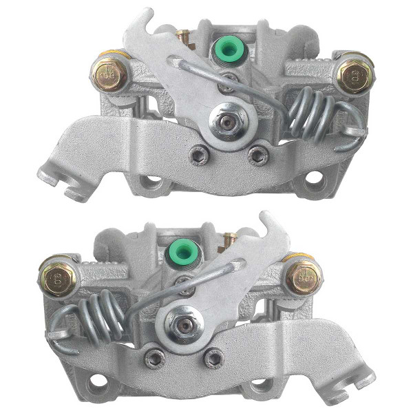 Rear New Disc Brake Caliper with Bracket Set of 2, Driver and Passenger Side - Part # BC2954PR