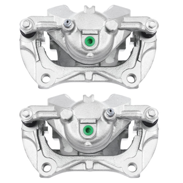 Front Driver and Passenger Side New Disc Brake Caliper with Bracket Set of 2 - Part # BC3232PR
