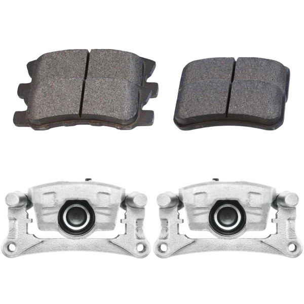 Rear Brake Calipers and Ceramic Pads Kit Driver and Passenger Side - Part # BCPKG0954