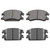 Front and Rear Ceramic Brake Pad Kit - Part # BRKPK555