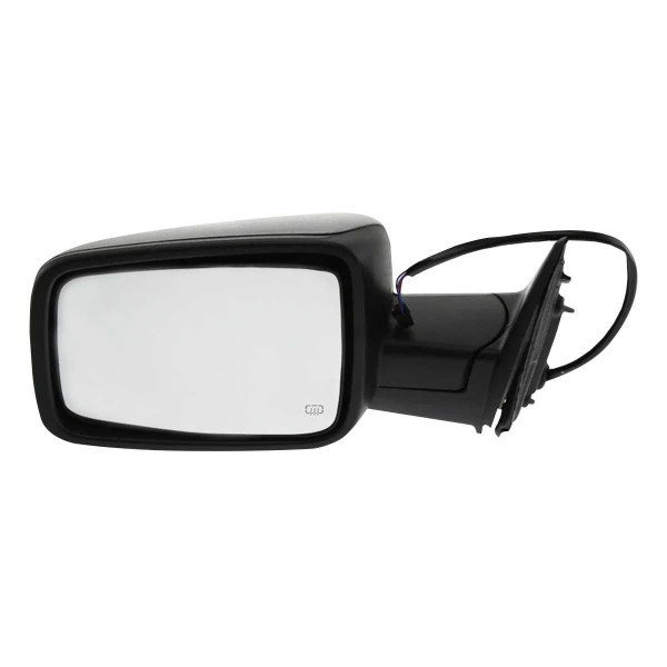 Driver Side View Mirror Power Folding Heated Textured Black - Part # KAPCH1320303