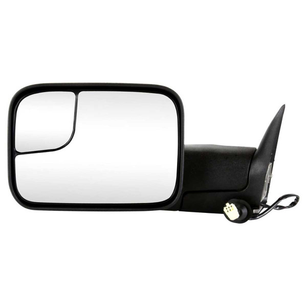 Side View Mirror Power Tow Folding Heated Textured Black, Driver Side - Part # KAPCH1320307