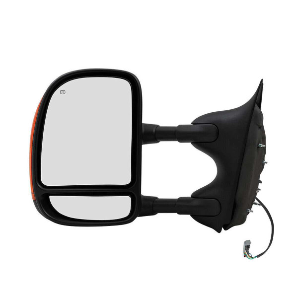 Driver Side View Mirror Power Tow Folding Heated Textured Black - Part # KAPFO1320268