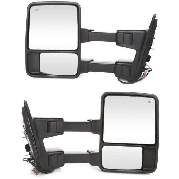 Side View Power Mirror Tow Folding Textured Black Set of 2, Driver and Passenger Side - Part # KAPFO1320342SPR