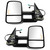 Driver and Passenger Side View Power Mirrors Tow Folding Textured Black Set of 2 - Part # KAPGM1320355PR