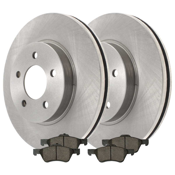 Front Performance Brake Pad and Rotor Bundle - Part # PCDR64125641251047