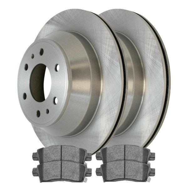 Rear Brake Rotors and Performance Ceramic Pads Kit Driver and Passenger Side - Part # PCDR6507565075883