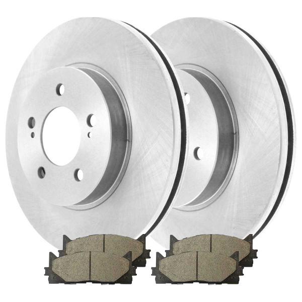Front Ceramic Brake Pad and Rotor Bundle - Part # RSCD41436-41436-1293-2-4