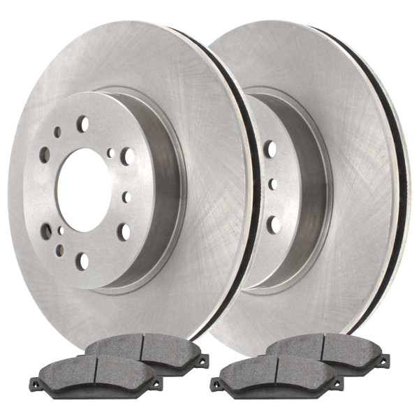 Front Ceramic Brake Pad and Rotor Bundle - Part # RSCD65099-65099-1092-2-4