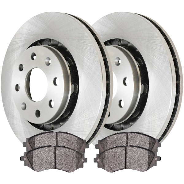 Front Brake Rotors and Ceramic Pads Kit Driver and Passenger Side - Part # RSCD65101-65101-797-2-4
