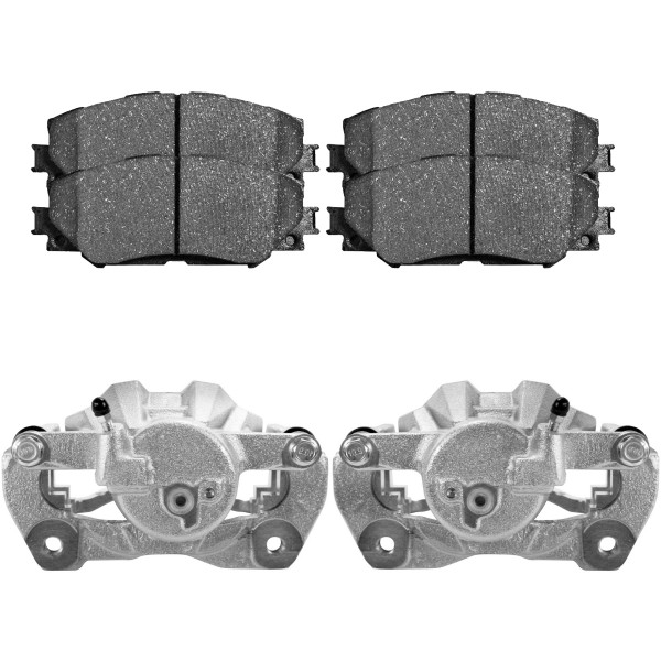 Front Brake Calipers and Ceramic Pads Kit Driver and Passenger Side - Part # SCD1210-BC30218PR