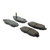 Front Ceramic Brake Pad Kit Driver and Passenger Side - Part # SCD465A