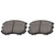 Front and Rear Ceramic Brake Pads Kit - Part # SCD924-813